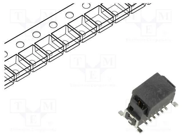 Conector: Placa-Placa, Macho, Pin: 16, 1,27mm, Archer Kontrol, Smt