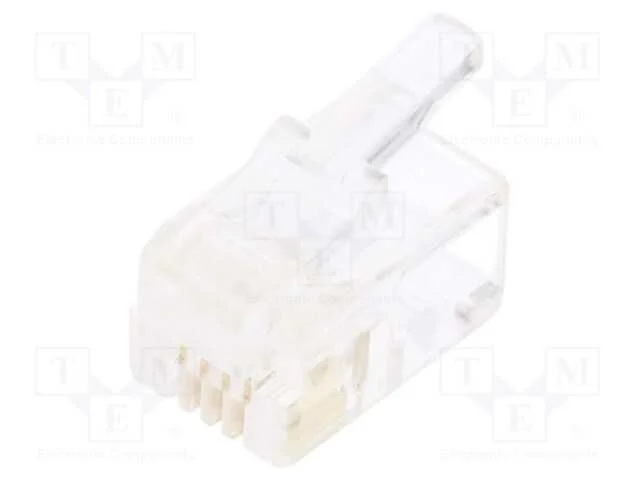 Ficha, Rj11, Pin: 4, Sistema: 4p4c, com Cabo, Idc,Cerrar