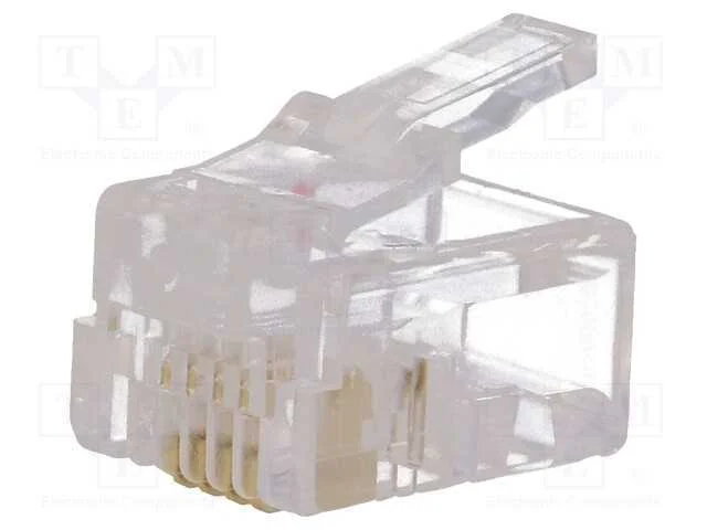 Ficha, Rj11, Pin: 4, Sistema: 6p4c, com Cabo, Idc,Cerrar