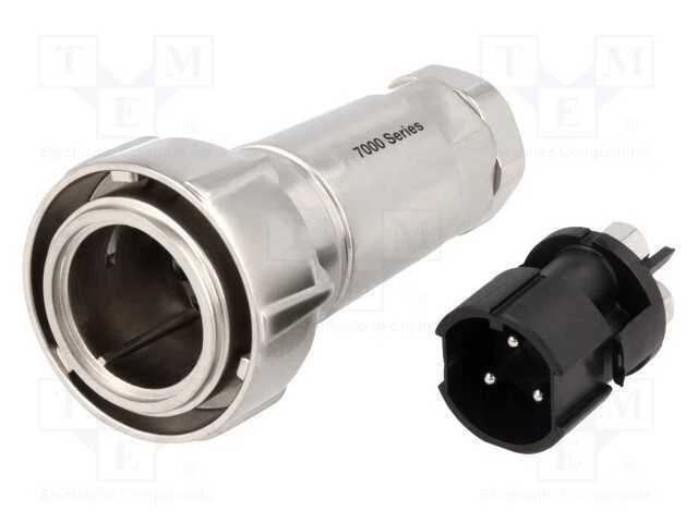Conector: redondos, ficha, macho, PIN: 3, Buccane.
