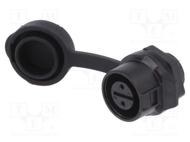 Conector: Redondos, Tomada, Tamanho 12, 02, Fêmea.