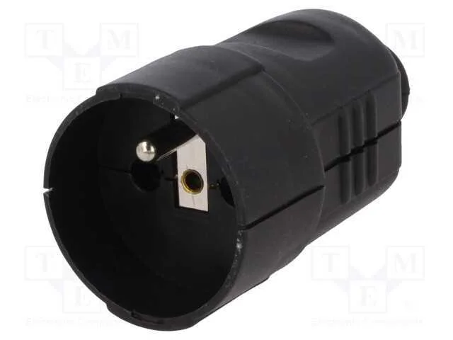 Conector: de alimentação, fêmea, tomada, 2P+PE, 2.