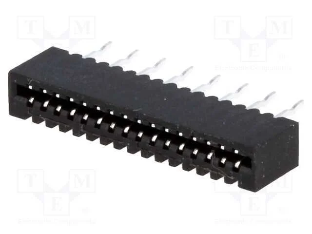 Conector: FFC/FPC, simples, PIN: 16, Non-ZIF, THT.