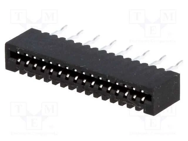 Conector: FFC/FPC, simples, PIN: 16, Non-ZIF, THT.