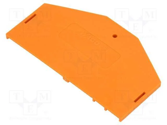 Placa Extrema/ de Separação, 281, Laranja, 2,5x37.