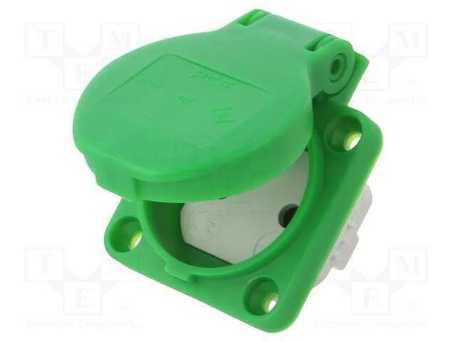 Conector: de alimentação, tomada, 2P+PE, 250VAC, .
