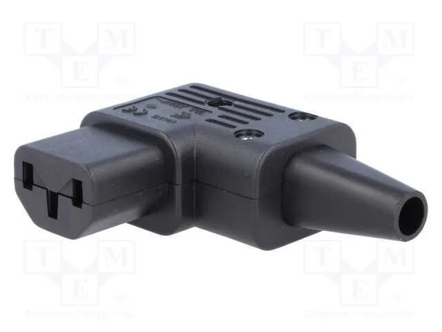 Conector: de alimentação, ficha, fêmea, 10A, 250V.