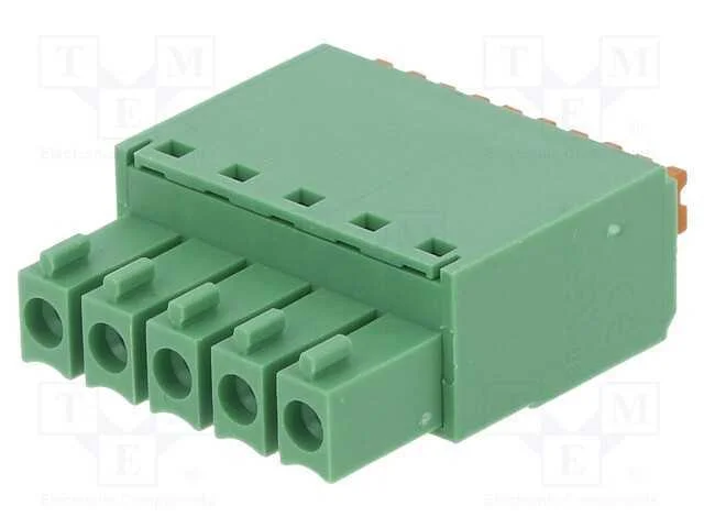 Bloco terminal separável, 3,5mm, faixas: 5, simpl.