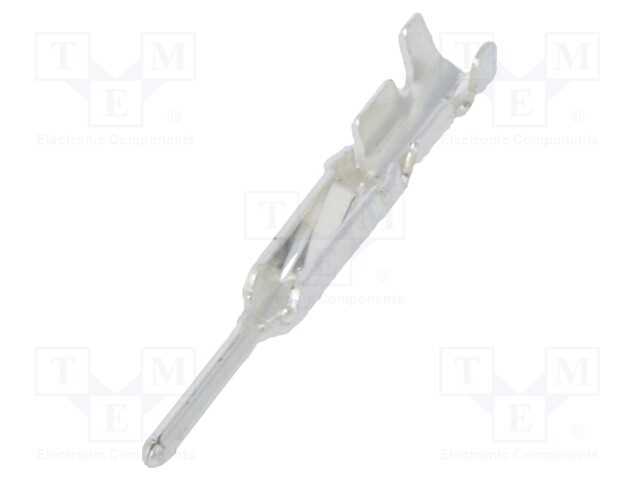 Contacto, Macho, Prateado, 30awg÷24awg, Rp13, Cerrar, com Cabo, 2a