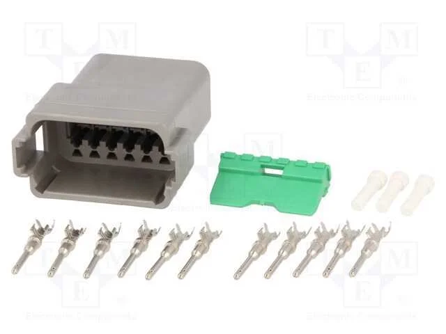 Conector: Fio-Fio, Dt, Macho, Ficha, com Cabo, Pin: 12, Cerrar, Ip68