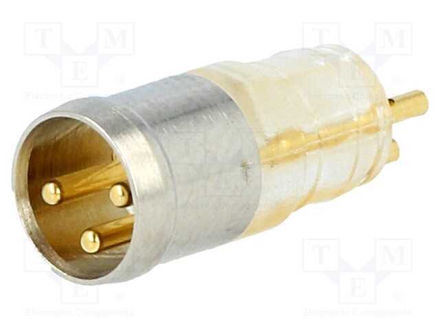 Conector: redondos, macho, PIN: 3, para inundar,c.