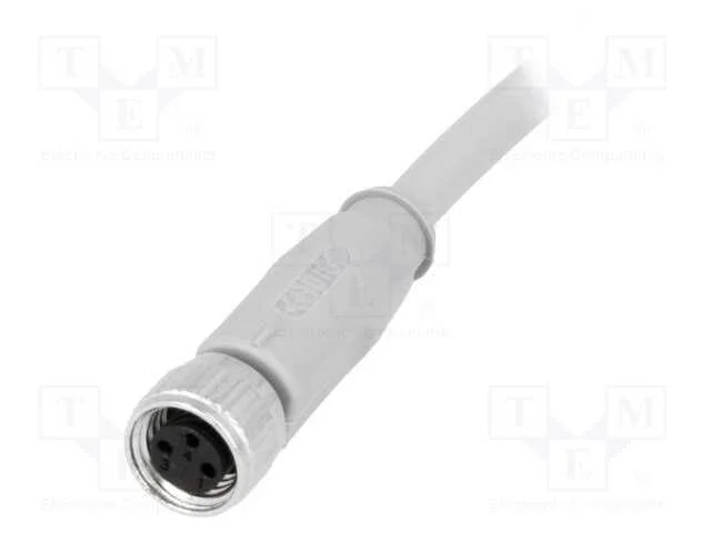 Conector: M8, Compr: 3m, fêmea, PIN: 3, simples, .