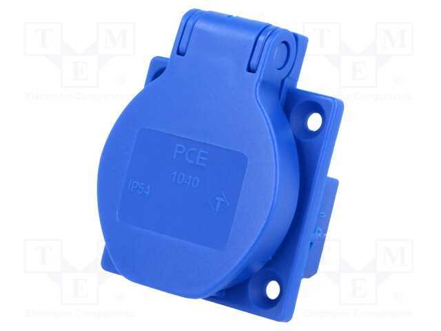 Conector: de alimentação, tomada, 2P+PE, 250VAC, .