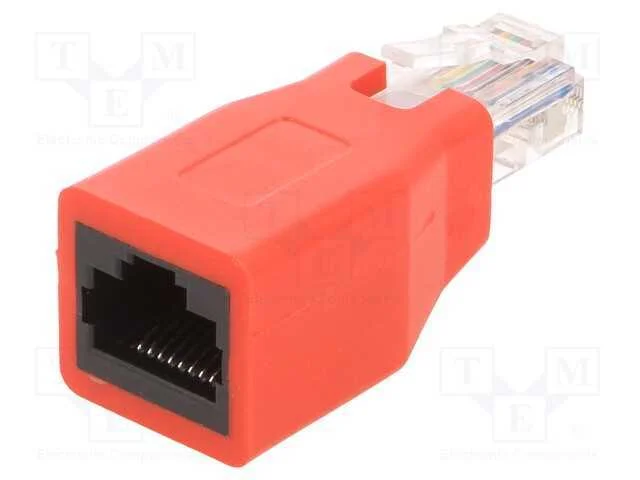 Adaptador, PIN: 8, cruzado, RJ45 tomada,RJ45 ficha