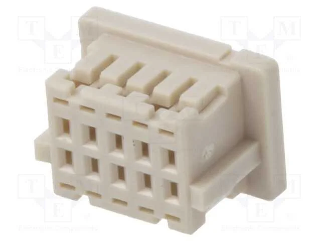 Ficha, Fio-Placa, Fêmea, Df20, 1mm, Pin: 10, Sem Contactos, com Cabo