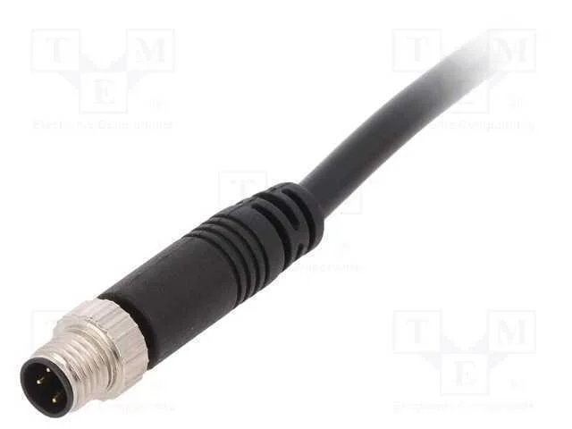 Conector: M8, 2m, macho, PIN: 3, simples, ficha, .
