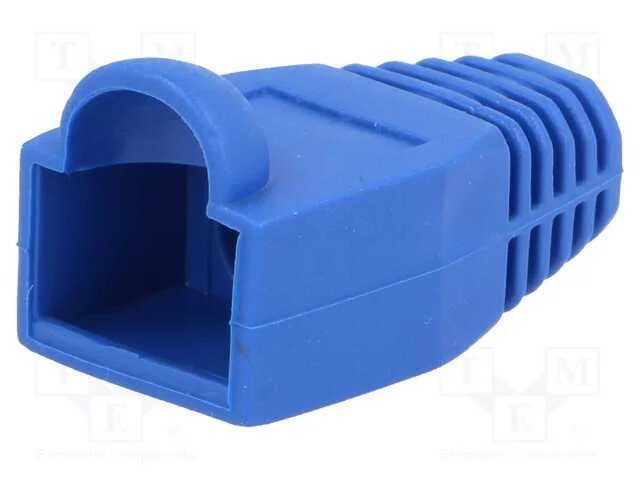 Revestimento de pino RJ45, 6,5mm, azul