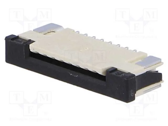 Conector: FFC/FPC, horizontais, PIN: 8, contactos.