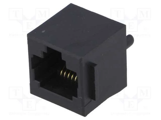 Tomada, RJ45, PIN: 8, com o bloqueio painel stop,.