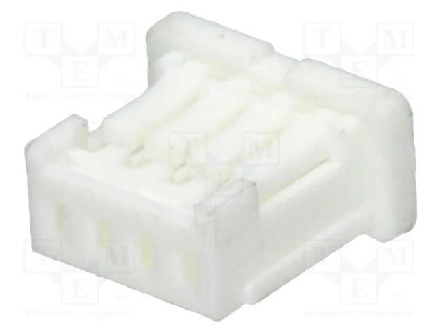 Ficha, Fio-Placa, F&ecirc;mea, Pico-Clasp, 1mm, Pin: 4, Sem Contactos