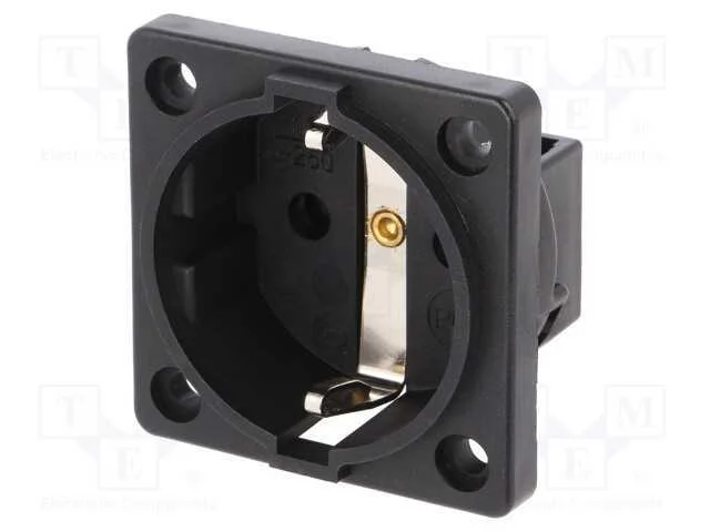 Conector: de alimentação, tomada, 2P+PE, 250VAC, .