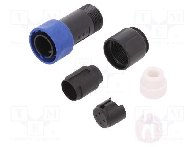 Conector: redondos, ficha, macho, PIN: 4, sem con.