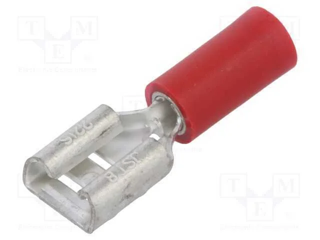 Conetor: plano, 6,3mm, 0,8mm, macho, 0,5÷1,5mm2, .