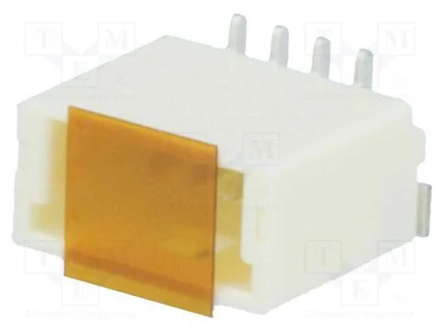 Tomada, Fio-Placa, Macho, Pico-Clasp, 1mm, Pin: 4, Smt, 50v, 1a
