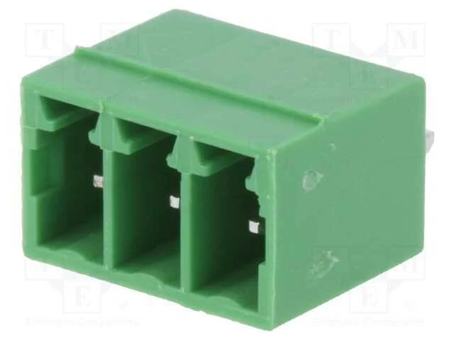 Bloco terminal separável, 3,5mm, faixas: 3, simpl.