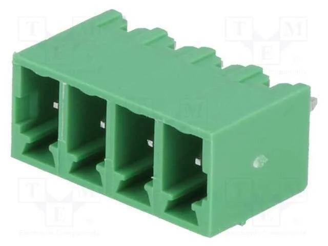 Bloco Terminal Separável, 3,81mm, Faixas: 4, Simples, Tomada, Tht