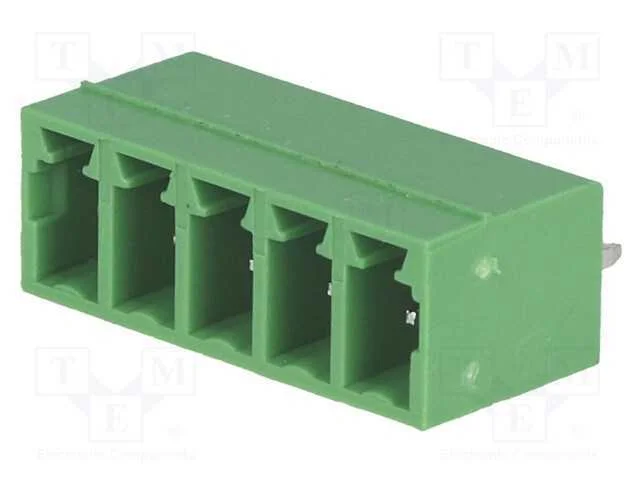 Bloco terminal separável, 3,81mm, faixas: 5, simp.
