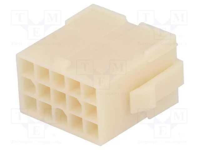 Ficha, Fio-Fio, Macho, Mini Universal Mate-N-Lok, 4,14mm, Pin: 15