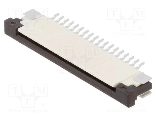 Conector: FFC/FPC, horizontais, PIN: 18, ZIF, SMT.