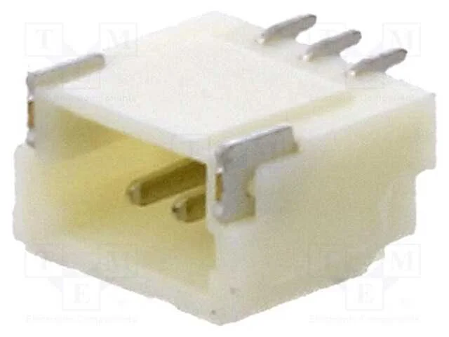 Tomada, Fio-Placa, Macho, 1mm, Pin: 3, Smt, 50v, 1a, Estanhado, 20mo
