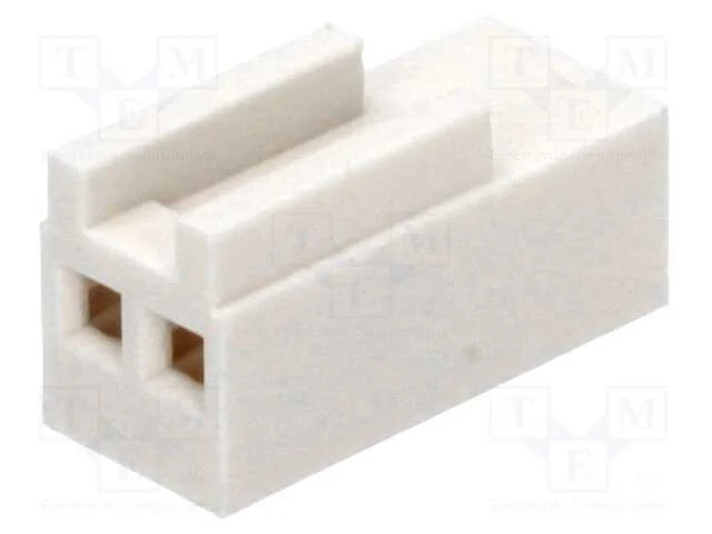 Fio-placa, ficha, f&ecirc;mea, KK, 2,5mm, PIN: 2, sem c.