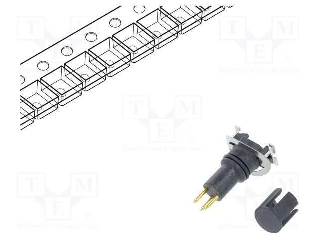 Conector: M8, Macho, Pin: 3, Verticais, para Pcb, Tomada, 3a, 60v