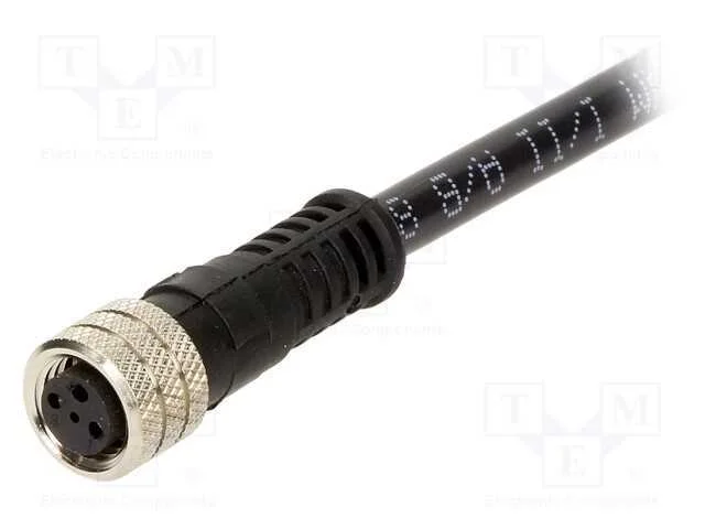 Conector: M8, Fêmea, Pin: 3, Simples, com Cabo, Ficha, Nano-Change