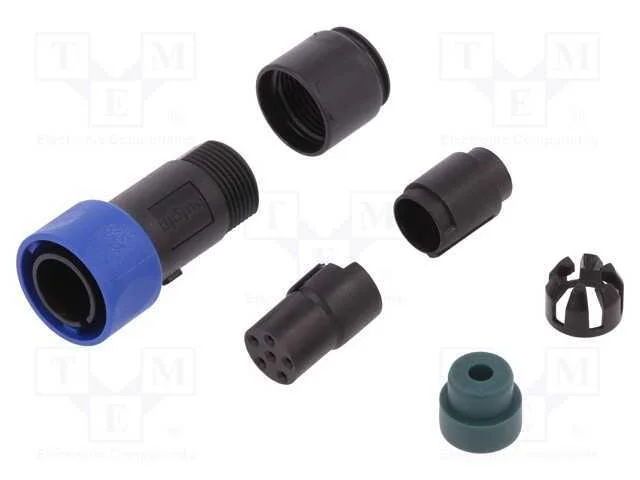 Conector: redondos, ficha, fêmea, PIN: 6, sem con.