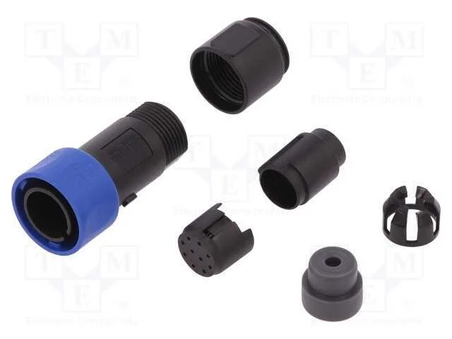 Conector: redondos, ficha, macho, PIN: 10, sem co.