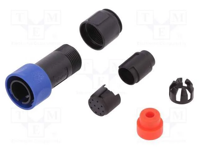 Conector: redondos, ficha, macho, PIN: 10, sem co.
