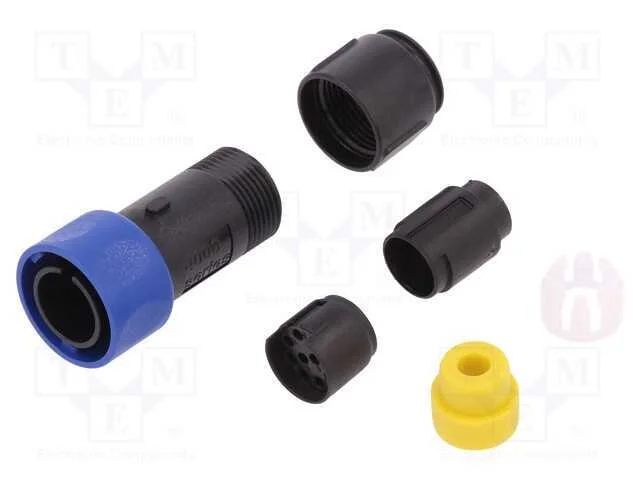 Conector: redondos, ficha, macho, PIN: 10, sem co.
