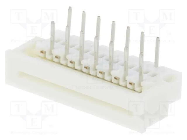Conector: FFC/FPC, angulares 90, PIN: 14, THT, Ea.