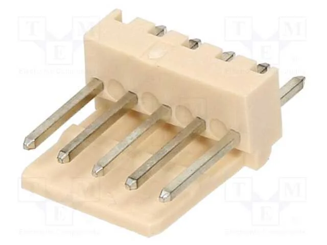Fio-Placa, Tomada, Macho, Mini-Latch, 2,5mm, Pin: 5, Tht, 250v, 3a