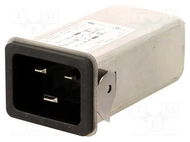 Conector: de alimentação, tomada, macho, 16A, 250.