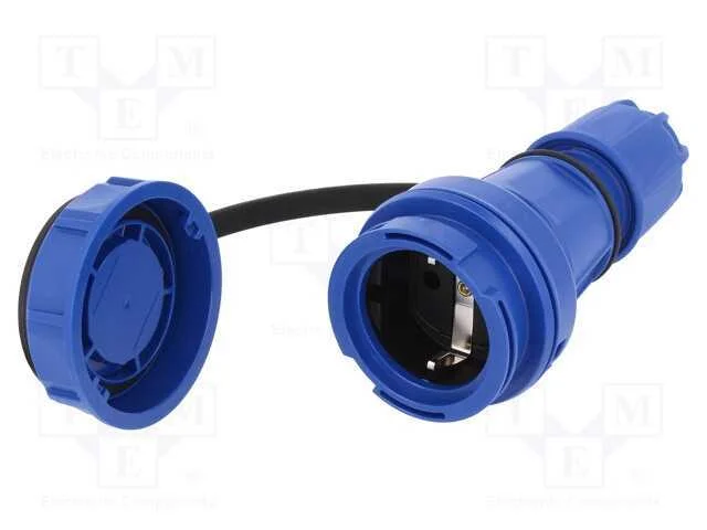 Conector: de alimentação, fêmea, tomada, 2P+PE, 2.