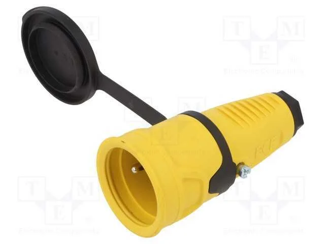 Conector: de alimentação, fêmea, tomada, 2P+PE, 2.