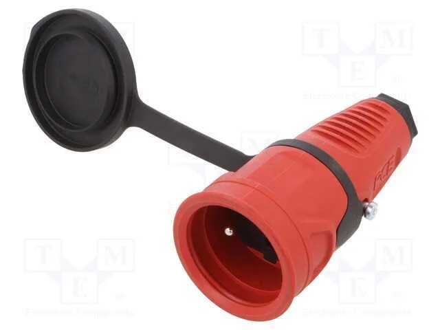 Conector: de alimentação, fêmea, tomada, 2P+PE, 2.
