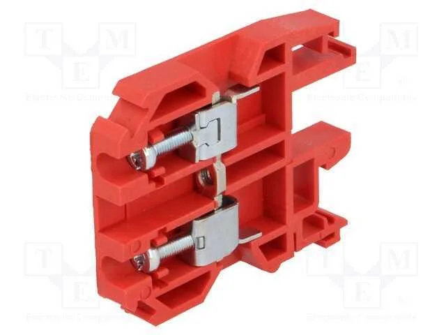 Conector: de carril, 0,5÷6mm2, faixas: 1, braçade.