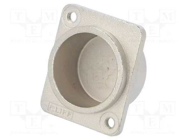Tampa, Prateado, Metal, Norma Xlr, Raster de Furos: 19x24mm