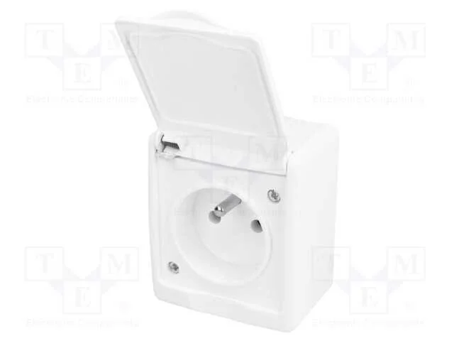 Conector: de alimentação, tomada, 2P+PE, 250VAC, .